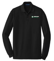 K8000LS-Uniform Pique Long Sleeve Polo - White